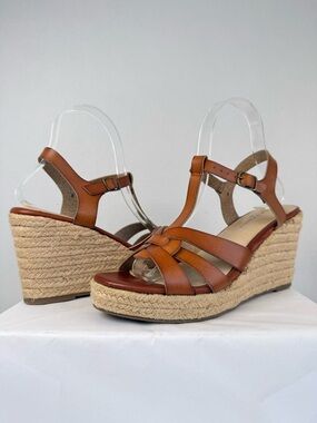 Rock & Candy Brown Espadrilles Sandals Size 8